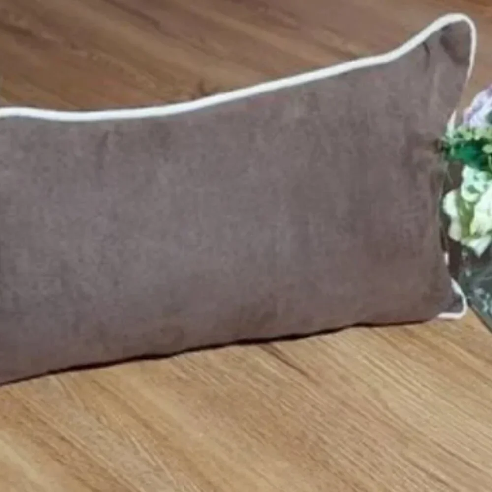 Decorative throw pillow.